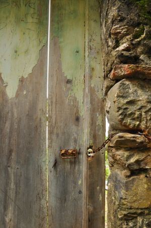Secured in Rust, Vernazza, Italy